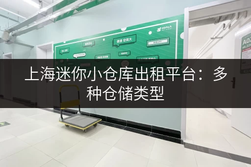 上海迷你小仓库出租平台：多种仓储类型，满足您的需求