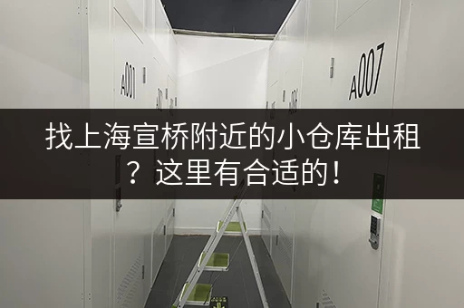 找上海宣桥附近的小仓库出租？这里有合适的！