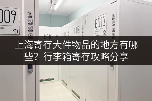 上海寄存大件物品的地方有哪些？行李箱寄存攻略分享