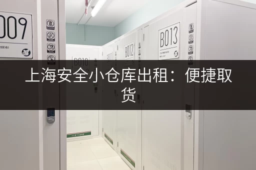 上海安全小仓库出租：便捷取货，多种尺寸任选