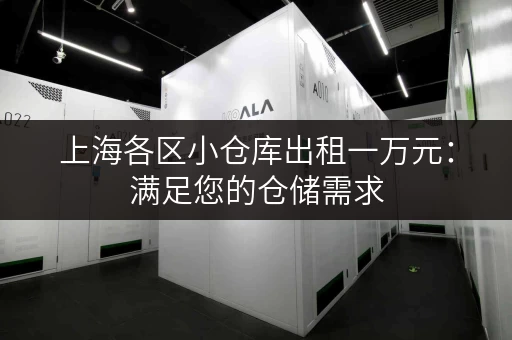 上海各区小仓库出租一万元：满足您的仓储需求