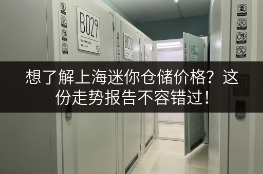 想了解上海迷你仓储价格？这份走势报告不容错过！