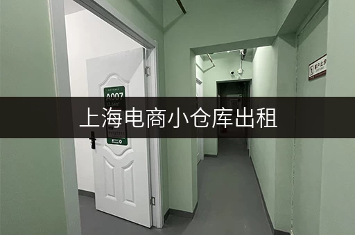上海电商小仓库出租，价格实惠，灵活租赁！