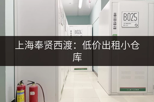 上海奉贤西渡：低价出租小仓库，交通便利，配套齐全