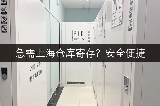 急需上海仓库寄存？安全便捷，多种方案可选！