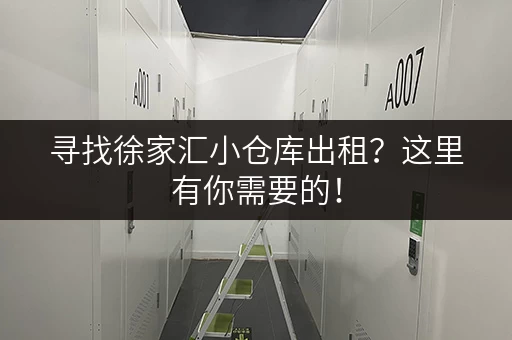 寻找徐家汇小仓库出租？这里有你需要的！
