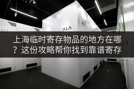 上海临时寄存物品的地方在哪？这份攻略帮你找到靠谱寄存点！
