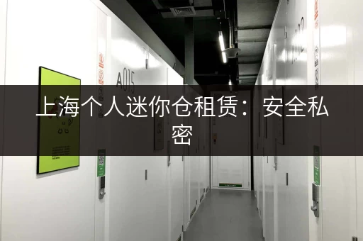 上海个人迷你仓租赁：安全私密，灵活方便
