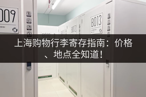 上海购物行李寄存指南：价格、地点全知道！