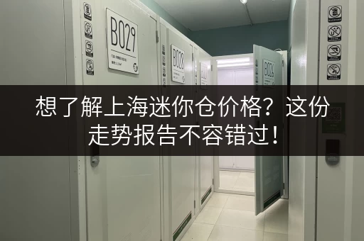 想了解上海迷你仓价格？这份走势报告不容错过！