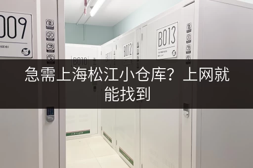急需上海松江小仓库？上网就能找到，方便快捷！