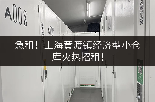 急租！上海黄渡镇经济型小仓库火热招租！