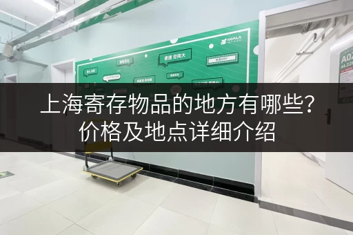 上海寄存物品的地方有哪些？价格及地点详细介绍