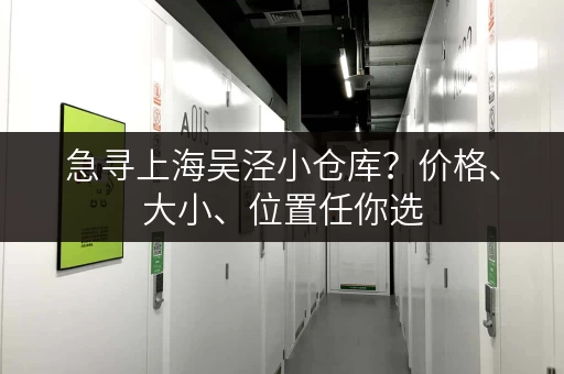 急寻上海吴泾小仓库？价格、大小、位置任你选