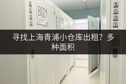 寻找上海青浦小仓库出租？多种面积，价格实惠，安全可靠