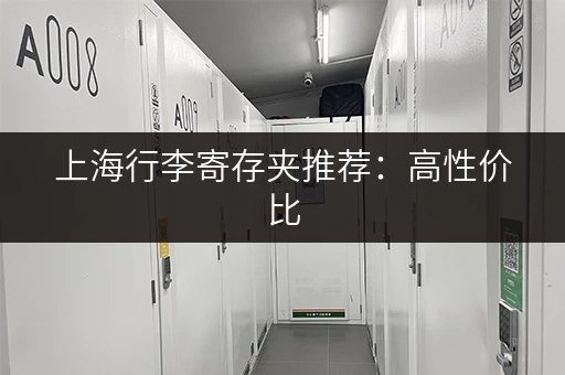 上海行李寄存夹推荐：高性价比，安全又方便