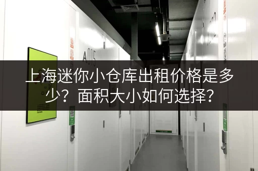 上海迷你小仓库出租价格是多少？面积大小如何选择？