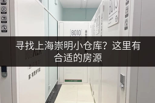 寻找上海崇明小仓库？这里有合适的房源，多种面积任您挑选