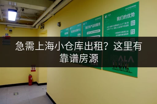 急需上海小仓库出租？这里有靠谱房源，安全放心！