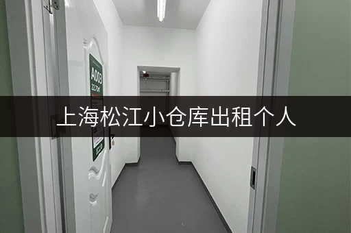 上海松江小仓库出租个人，低价实用，适合电商创业