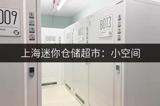 上海迷你仓储超市：小空间，大容量，超方便！