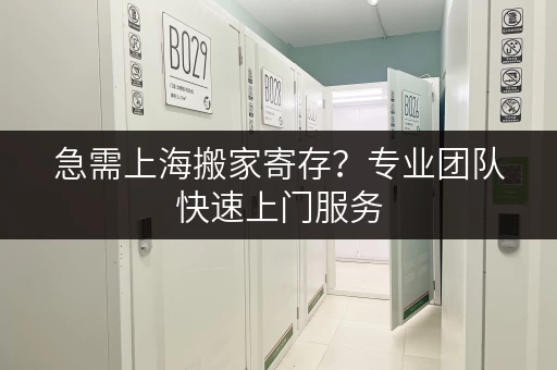 急需上海搬家寄存？专业团队快速上门服务