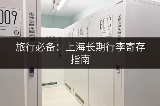 旅行必备：上海长期行李寄存指南，轻松游玩！