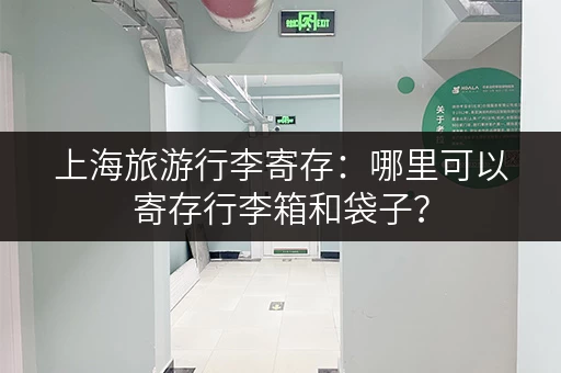 上海旅游行李寄存：哪里可以寄存行李箱和袋子？