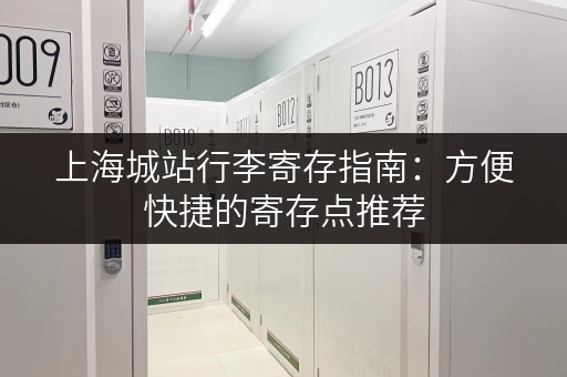 上海城站行李寄存指南：方便快捷的寄存点推荐