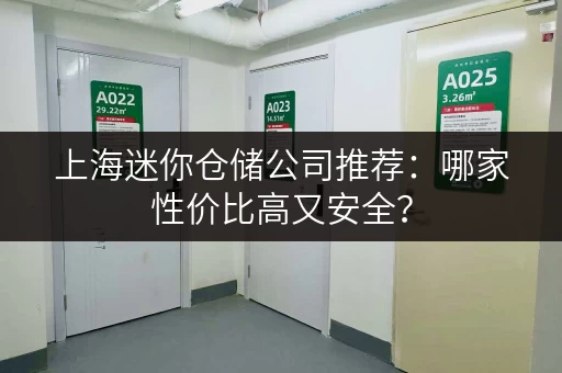 上海迷你仓储公司推荐：哪家性价比高又安全？