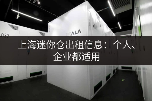 上海迷你仓出租信息：个人、企业都适用，位置优越！