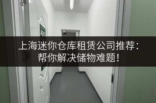 上海迷你仓库租赁公司推荐：帮你解决储物难题！