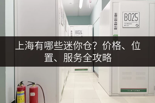 上海有哪些迷你仓？价格、位置、服务全攻略