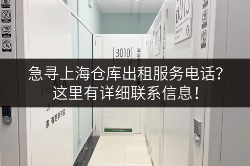 急寻上海仓库出租服务电话？这里有详细联系信息！