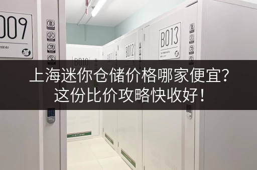 上海迷你仓储价格哪家便宜？这份比价攻略快收好！