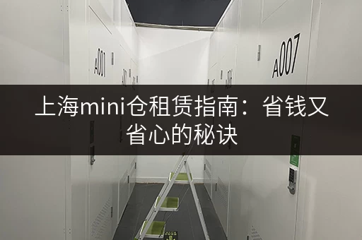 上海mini仓租赁指南：省钱又省心的秘诀