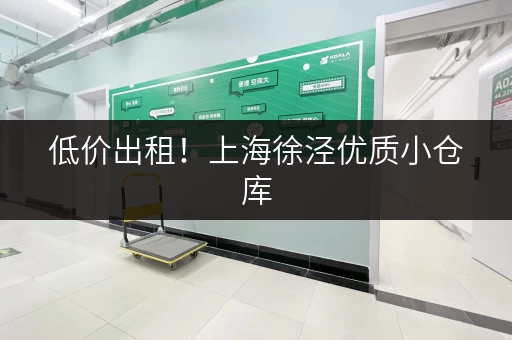 低价出租！上海徐泾优质小仓库，满足您的仓储需求