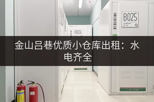 金山吕巷优质小仓库出租：水电齐全，交通便利，安全可靠