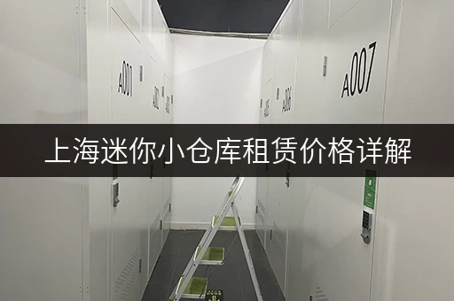上海迷你小仓库租赁价格详解，帮你避开租金陷阱