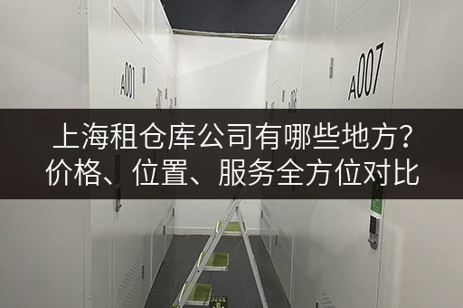 上海租仓库公司有哪些地方？价格、位置、服务全方位对比