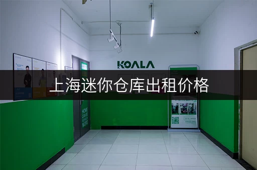 上海迷你仓库出租价格，每小时费用是多少？