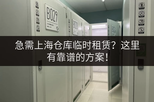 急需上海仓库临时租赁？这里有靠谱的方案！