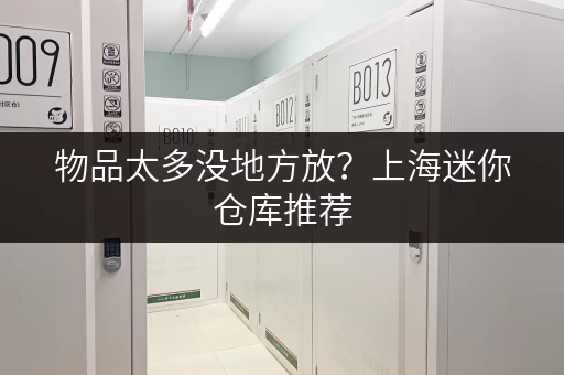 物品太多没地方放？上海迷你仓库推荐，帮你轻松解决