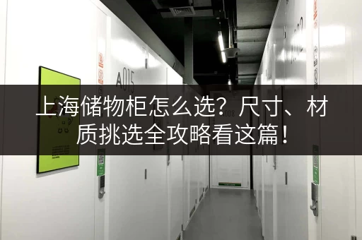 上海储物柜怎么选？尺寸、材质挑选全攻略看这篇！