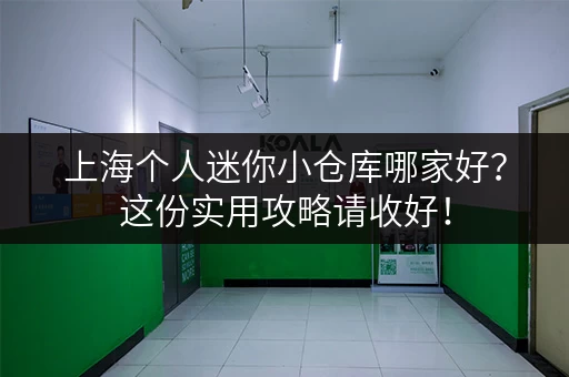 上海个人迷你小仓库哪家好？这份实用攻略请收好！