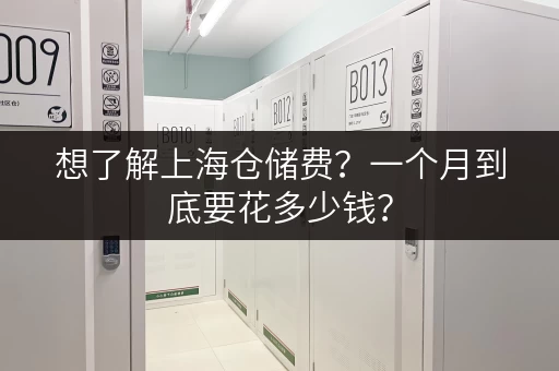 想了解上海仓储费？一个月到底要花多少钱？