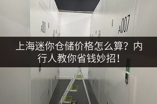 上海迷你仓储价格怎么算？内行人教你省钱妙招！