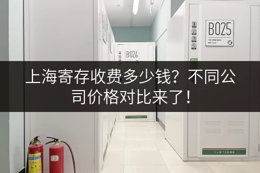 上海寄存收费多少钱？不同公司价格对比来了！