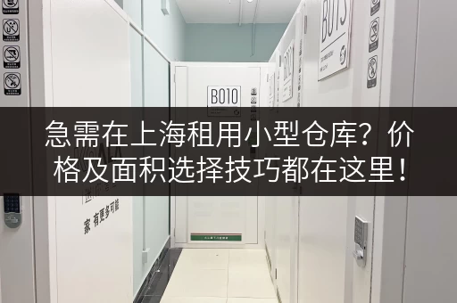 急需在上海租用小型仓库？价格及面积选择技巧都在这里！