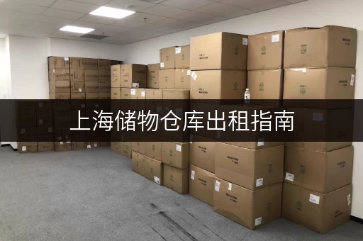 上海储物仓库出租指南，新手小白看这篇就够了！